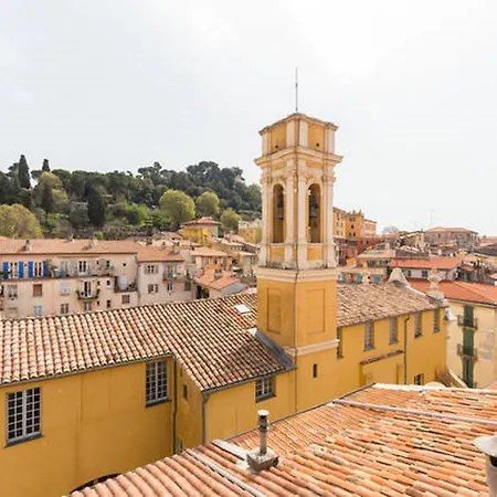 Daire La Croix - F3, Terrasse Vue Panoramique, Vieux-nice Old Town And Terrace Nice