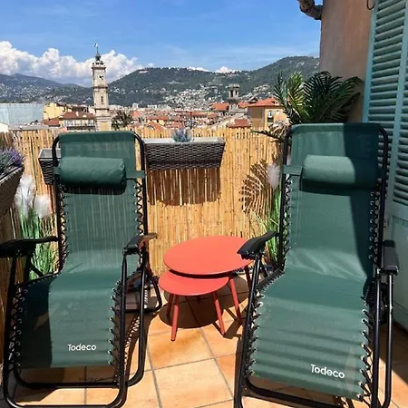 Apartman La Croix - F3, Terrasse Vue Panoramique, Vieux-nice Old Town And Terrace *