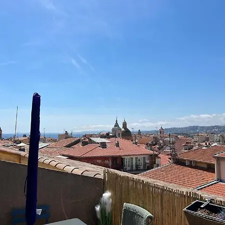 La Croix - F3, Terrasse Vue Panoramique, Vieux-nice Old Town And Terrace Apartman *